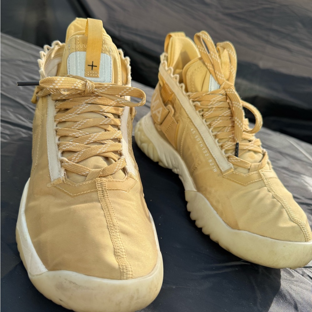 Air Jordan 12 Retro Tan Athletic Sneakers